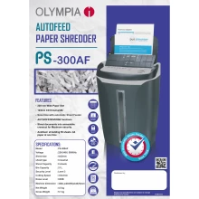 OLYMPIA PS300AF Paper Shredder Thumbnail 2