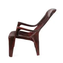 PHOENIX Comfort Sunny Plastic Chair - Rose Wood (COM-SNY-RW) Thumbnail 3