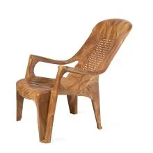 PHOENIX Comfort Sunny Plastic Chair - Wooden Finish (COM-SNY-W)