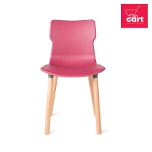 PHOENIX Duo Wood Chair - Ruby Color (PF-DUO-WOOD-RB-S) Thumbnail 2