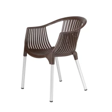 PHOENIX Mint Plastic Chair MINT-BR-S (Brown) Thumbnail 2