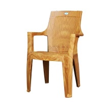 Nilkamal Mystique Plastic Chair - Pear Wood Colour (PF-MYSTIQUE-NKL-PW-S)