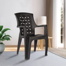 PHOENIX VINTAGE Plastic Chair - PF-VIN-CHR-BL-S (Black)