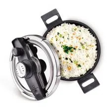 Prestige Svachh No mess Pressure Cooker Hard Anodised 3L Thumbnail 2