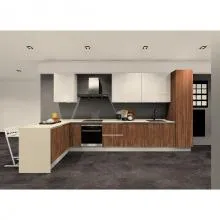 Singer Signature Kitchen Pantry - L Shape Kitchen, Corian - Solid Surface
