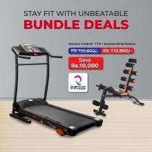 Quantum Treadmill T110 + Sit Up Machine (Bundle Offer)