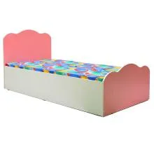 Children Single Bed Pink And White