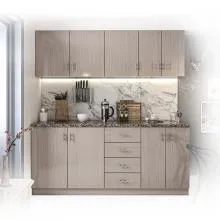 6.5ft Easy Kitchen Pantry With Mieco Top