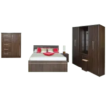 Silvery Bedroom Set