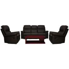 Irish Sofa - Black Colour Geniune Leather