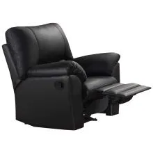 Recliner Geniune Leather Seat - Black
