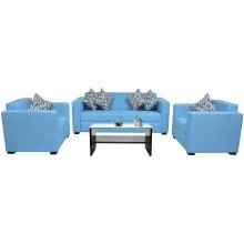 Cloud Sofa - Light Blue Colour Fabric