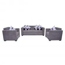 Cloud Sofa - Grey Colour Fabric Thumbnail 2