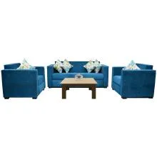 Cloud Sofa - Blue Colour Fabric