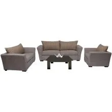 Kelly Sofa - Light Brown Colour Fabric