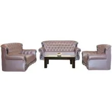 Kingston Sofa - Brown Colour PVC Thumbnail 2