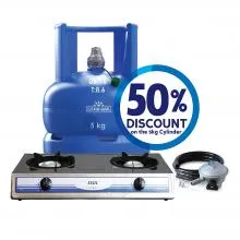 5kg Cylinder + Accessory Pack + Gas Cooker (SL-S203)