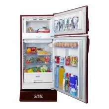 Sisil ECO Refrigerator - 2 Doors, 185L (Floral Red)