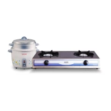 Bundle Offer Sisil Gas Cooker SL-S203 + Singer Rice Cooker 1.8L SRC-1018HS