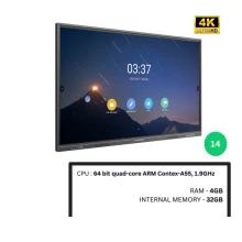 Singer Interactive Smart Board 55" With Android 14 (4GB /32GB) - SLE-55IFPD-14 Thumbnail 2