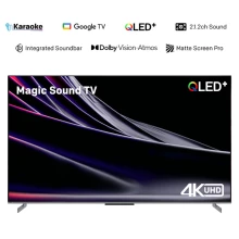 Singer 65" 4K HDR QLED Google TV With AI KARAOKE - SLE65G6E Thumbnail 2