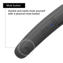 Sony NB10 Wireless Neckband Speaker (Black) Thumbnail 7