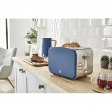 Swan 2 Slice Nordic Style Toaster ST14610BLUN (Blue)