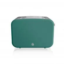 Swan 2 Slice Nordic Style Toaster ST14610GREN (Green)