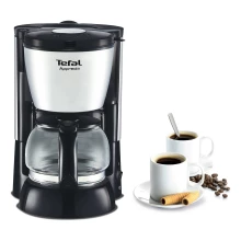 Tefal Compact Apprecia Coffee Maker - 0.6 Liters, 6-Cup, 600W, Metallic Grey (TF-CM-APR737) Thumbnail 2