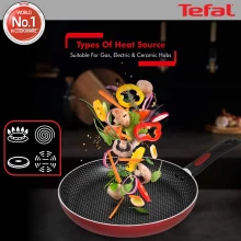 Tefal Rio Red Simply Chef Fry Pan 20cm - (TF-FP20-SCR341) Thumbnail 4