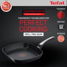 Tefal Grillpan 26CM Cook & Savour (TF-NIGP26-119) Thumbnail 2