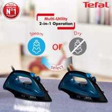 Tefal Steam Essential Steam Iron 1200W - (TF-SI-ESS-242) Thumbnail 2