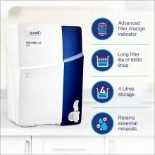 Pureit Marvella UV G2 Water Purifier With 4L Storage Thumbnail 3