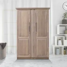 Berlin 2 Door Wardrobe - Washed White (WF-BERLIN-2WD-WW-S)