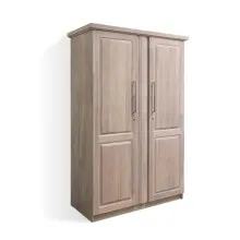 Berlin 2 Door Wardrobe - Washed White (WF-BERLIN-2WD-WW-S) Thumbnail 2