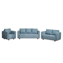 Bolton Sofa 3+2+1 - Blue Fabric (WF-BOLTON-BU-S) Thumbnail 2