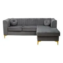 Brooklyn Sofa - WF-BROOKLYN-GR-S (Grey) Thumbnail 3