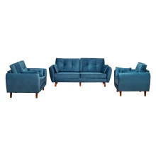 Danish Sofa (Blue) - WF-DANISH-BU-S Thumbnail 2
