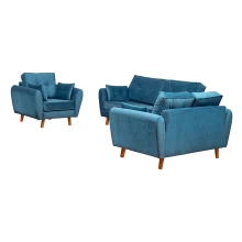 Danish Sofa (Blue) - WF-DANISH-BU-S Thumbnail 4