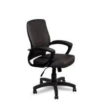 PVC Low Back Chair L021-BL-S - Black Thumbnail 3