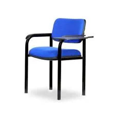 Fabric Lecture Hall Chair With Left Side Note Pad LA002PL-BU-S - Blue