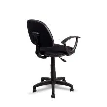 Fabric Typist Chair T009-BL-S - Black Thumbnail 4