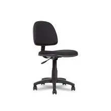 Fabric Typist Chair Without Arms T011-BL-S - Black Thumbnail 3