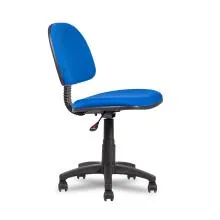 Fabric Typist Chair Without Arms T011-BU-S - Blue Thumbnail 3