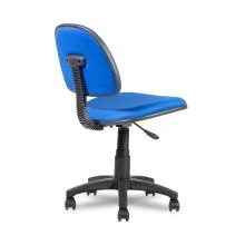 Fabric Typist Chair Without Arms T011-BU-S - Blue Thumbnail 4