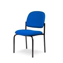 Fabric Visitor Chair Without Arms V010P-BU-S - Blue
