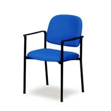 Fabric Visitor Chair V012-BU-S - Blue