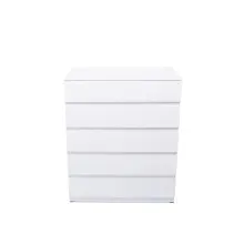 Empress Chest Of Drawer (Brilliant White) - WF-EMPRESS-5COD-S
