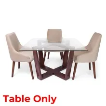 Evoke Dining Set - 4 Seater Table Only (Mahogany) - WF-EVOKE-TBL-S Thumbnail 2