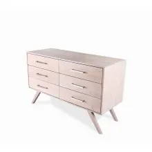 Harlem Chest Of Drawer (Washed White) - WF-HARLEM-6COD-S Thumbnail 3